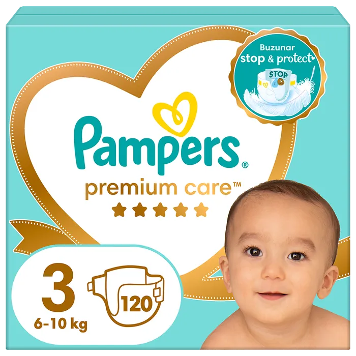Scutece Pampers Premium Care pentru bebelusi